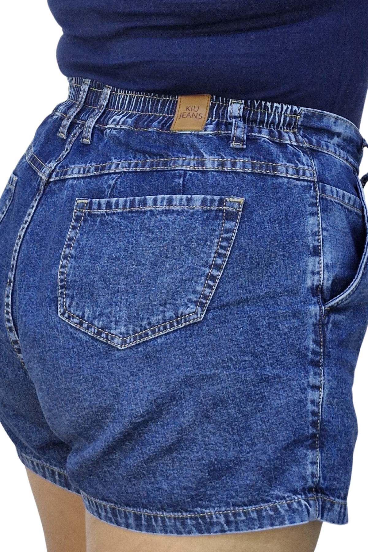 FALDA SHORT SARA AZUL