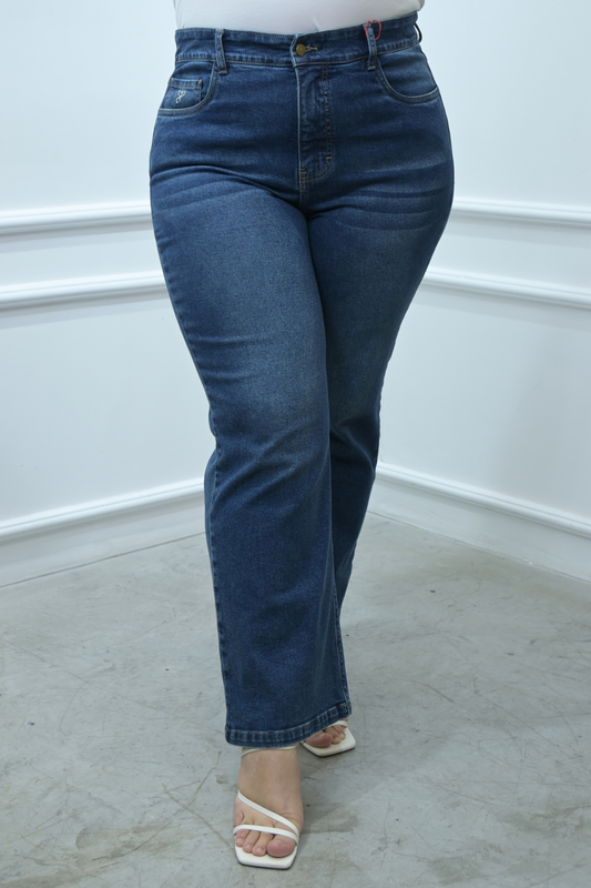 Wide Leg Arelis Azul Maíz