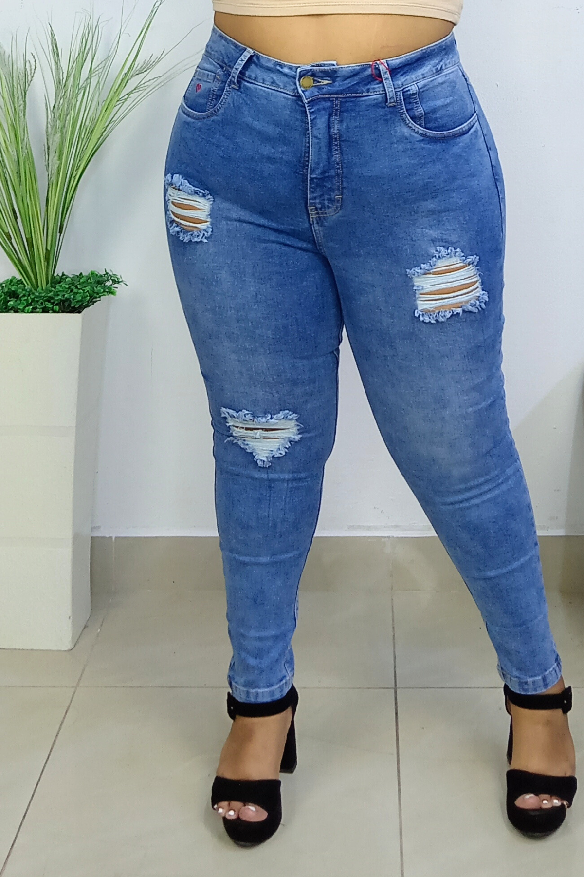 Skinny Jeans Lucia Celeste Rasgado