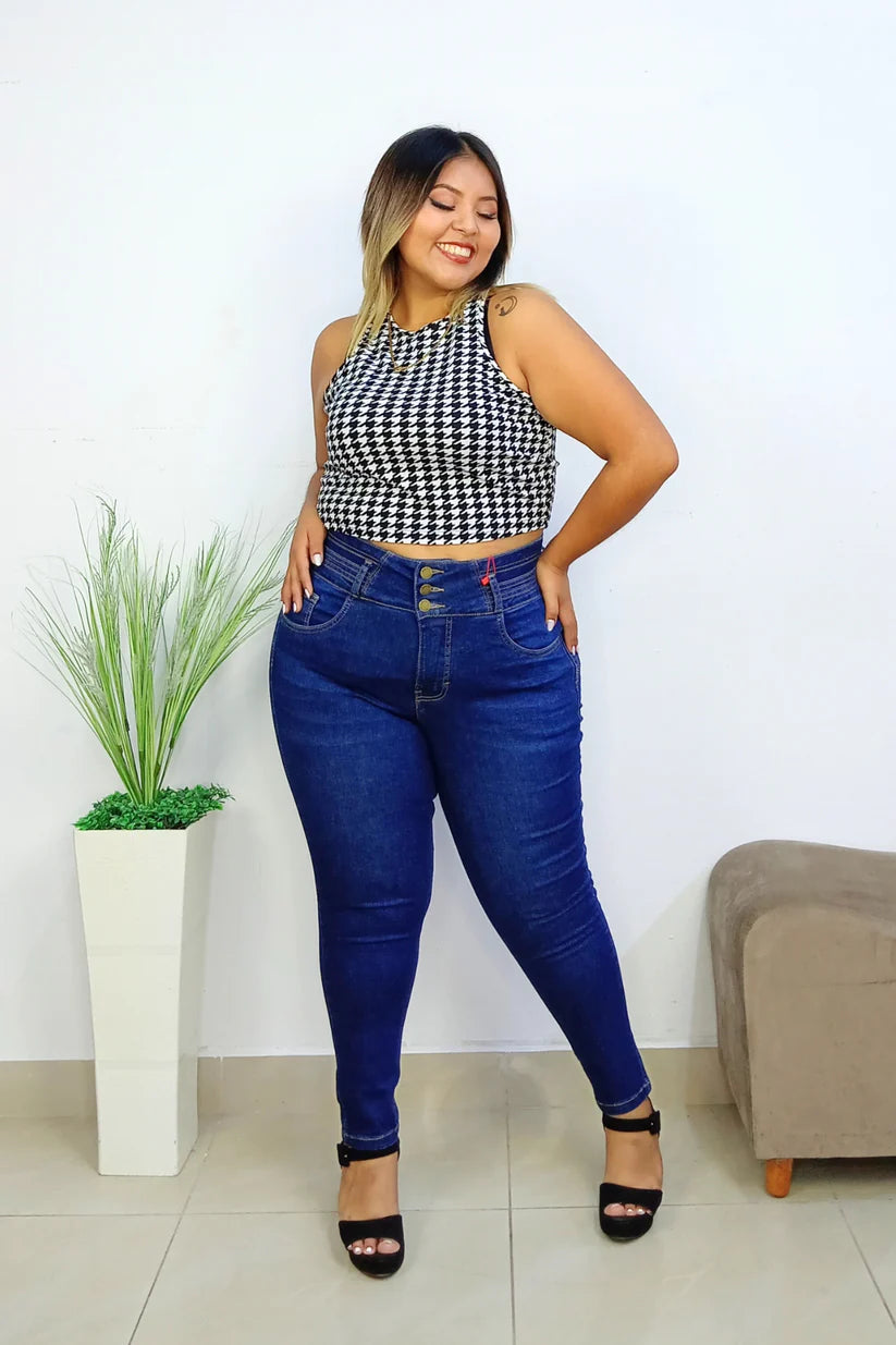 Skinny Jeans Xiomara Azul